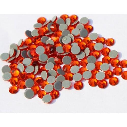 SS6 to SS30 Hotfix Rhinestones Brilliant Hyacinth Round Iron on DMC Glass Stones Crystal Strass