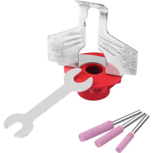 Chainsaw Sharpening Attachment Set Kit Sharpener Guide Drill Adapter for Dremel Drill Rotary Accessories