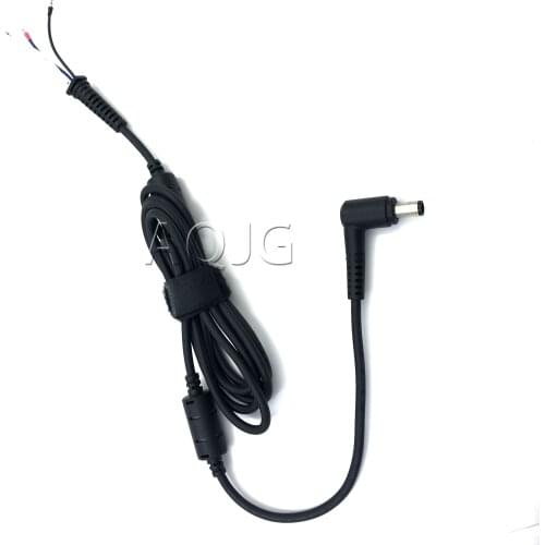 1.8m 7.4 x 5.0 mm Power DC Jack Charger Adapter Plug Cord Connector Cable Power Supply Cable 90degree 150W for Dell HP Laptop