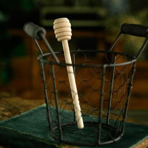 150mm High Quality Wooden Stick Stirring Rod Spoon C5P0 Hot Sale Honey Wooden Dip Dipper Mini Muddler L4H Stirrer Long Stic I2J2