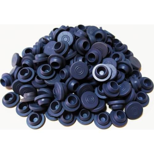 20mm Grey Color rubber stopper medical rubber for vials rubber sealing injection vials stopper 200pcs