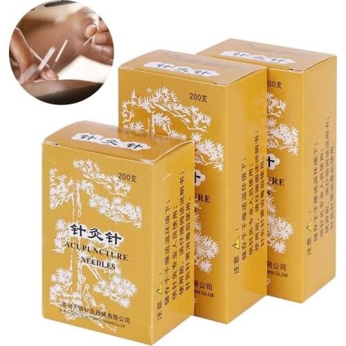 200pcs Skin care tools bacteria plastic handle one-off acupuncture needle