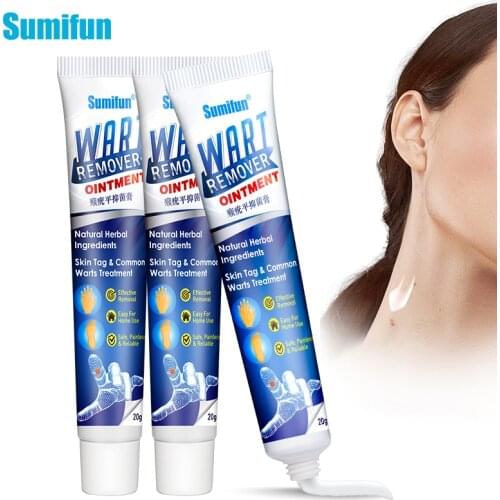 3pcs Warts Remover Antibacterial Ointment Wart Treatment Cream Skin Tag Remover Herbal Extract Corn Plaster Warts Ointment P1164