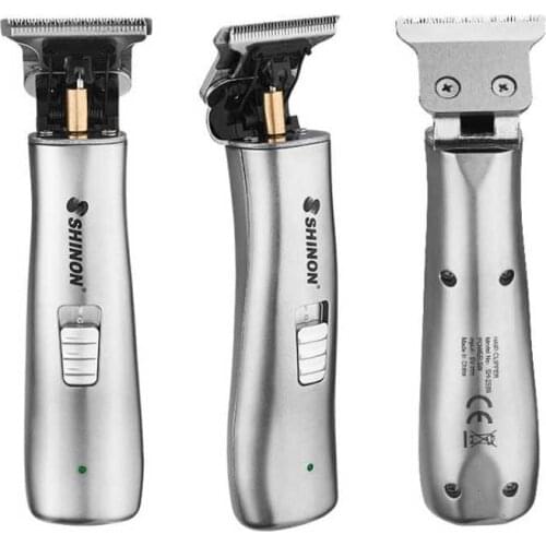 Cordless electric hair trimmer rechargeable hair clipper haircut machine beard trimmer bald head oil head white engraving