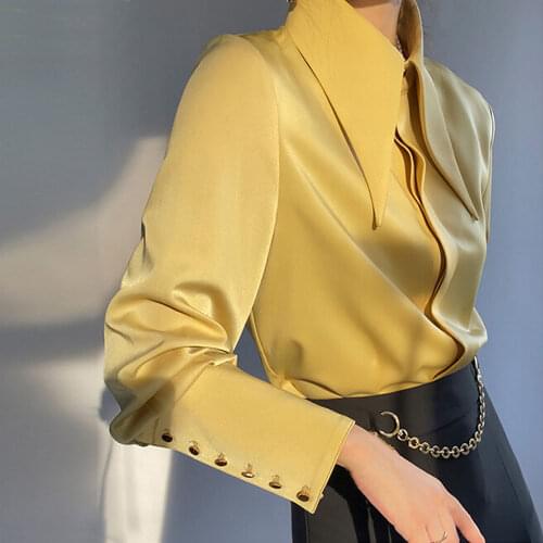 ASTER FURIN Satin Blouses