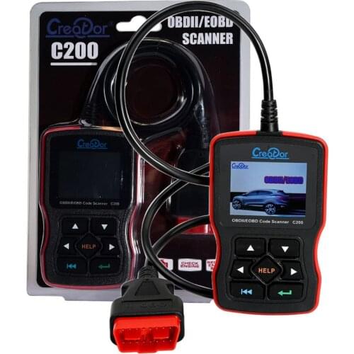Creator C200 OBD2/EOBD Color Screen Code Reading Card 2.4 Color Screen Multi-language Car Detector
