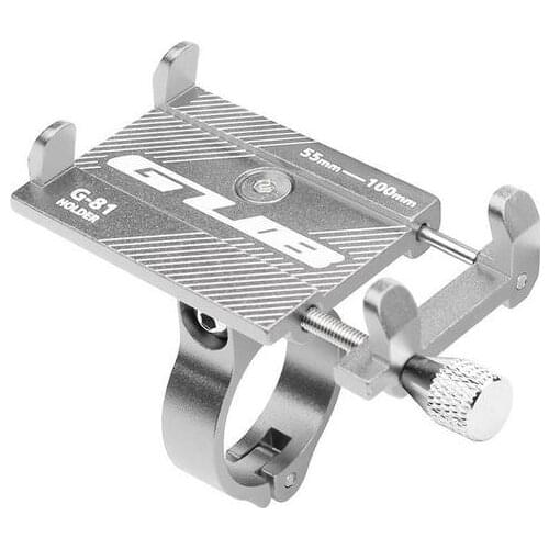 Aluminum Alloy Bicycle Phone Holder Motorcycle Handlebar Mount for 3.5-6.2" Smart Phone for iPhone Xs Max Xr X 8 Samsung Xiaomi