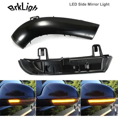 2Pcs Dynamic LED Side Mirror Lights Turn Signal Lamps Car Accessories For VW Golf Passat B5 B6 Jetta GTI EOS Sharan Vento Rabbit