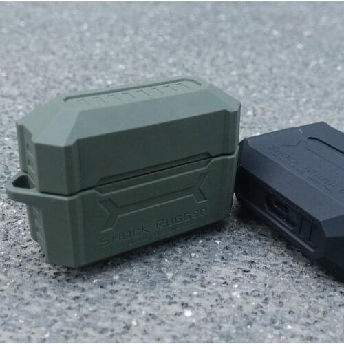 [FOR HUAWEI Freebuds Pro Bluetooth Earphones]FATBEAR Tactical Military Grade Rugged Shockproof Armor Buffer Case Cover