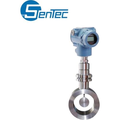 Flange Using Capacitive Force Sensor Gas Liquid Slurry Steam Target Flow Meter