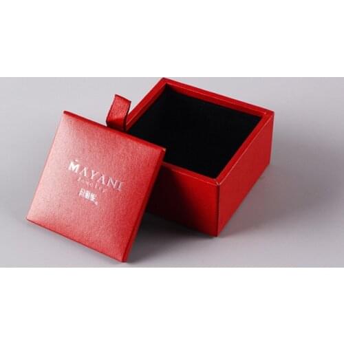 Wholesale cheap hard cardboard square OEM customized logo printing watch box for jewelry packages ---PX10842