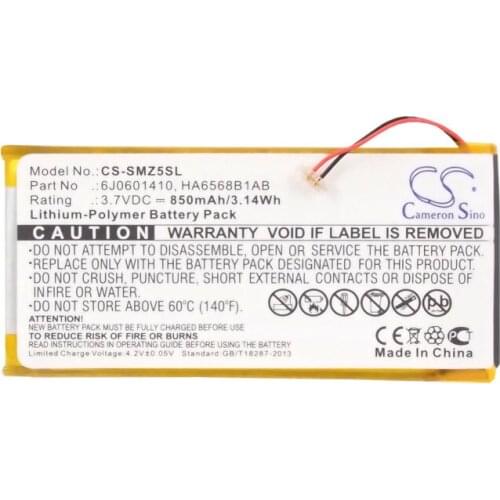 Cameron Sino 850mAh Battery for Samsung SEC-YP5Z YP-Z5A YP-Z5AB YP-Z5AS YP-Z5F YP-Z5FZW/XSH YP-Z5QB,6J0601410 HA6568B1AB