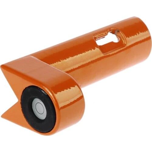 Circular Vial Aluminum Die Cast Rod Level Bubble Spirit 90 Degree for Prism Pole