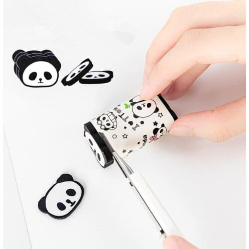 Cute kawaii cartoon animal shape eraser soft wipe without leaving marks rubber student homework exam eraser student stationery