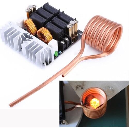 1000W ZVS Low Voltage Induction Heating Heater DIY Board Module with Tesla Coil