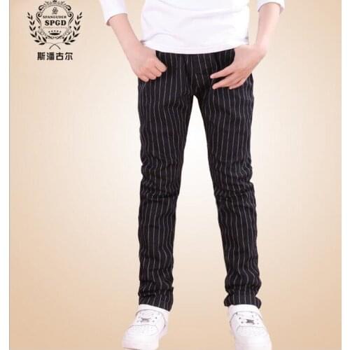 New Fashion Childrens 2020 Autumn Clothing Hip Hop Dance Harem Black Boy Leisure Sports Pants kids Boys Big Crotch stripe Pants