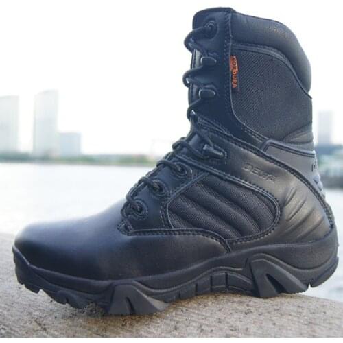 New Mens Military Boots Special Forces Tactical Desert Combat Boots Lace-up Army Boots Winter Ankle Boots Men Plus Size 39-47