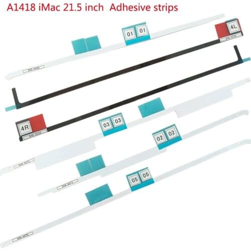 Original A1419 A1418 21.5" 27" 10Sets/Lot LCD Screen Adhesive for Apple imac 21.5'' Display Strip Sticker Tape 2012-2015