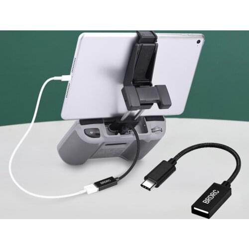 OTG Data Cable Adapter for DJI Mavic Air 2/Air 2S/Mini 2/FPV Goggles V2 Connector USB to Tpye-C Micro-Usb IOS for Phone Tablet