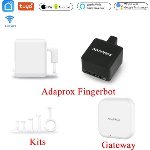 Open/Close Switch Adaprox Fingerbot The Smallest Robot Smart Life/TUYA/ Adaprox APP Smart Mechanical Arms for Alexa Google Home