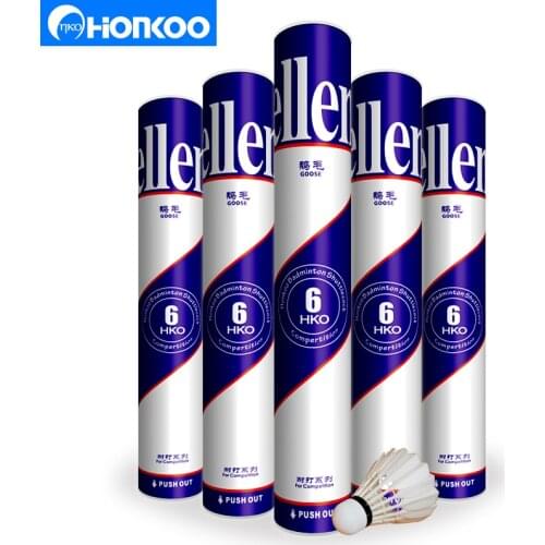 Promotion!HKO-06 Class B duck feather badminton Shuttlecock duck ferather shuttlecock for competition free shipping 5dozens/lot
