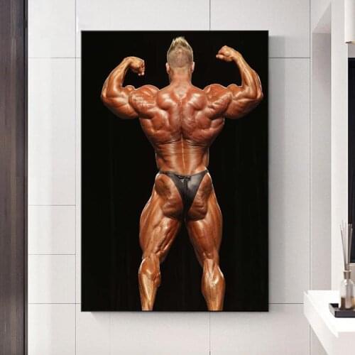 Ronnie Coleman Fitness GYM Sport Star Muscle Man Oil Canvas Painting Poster Prints Wall Art Pictures Living Room Home Decoration