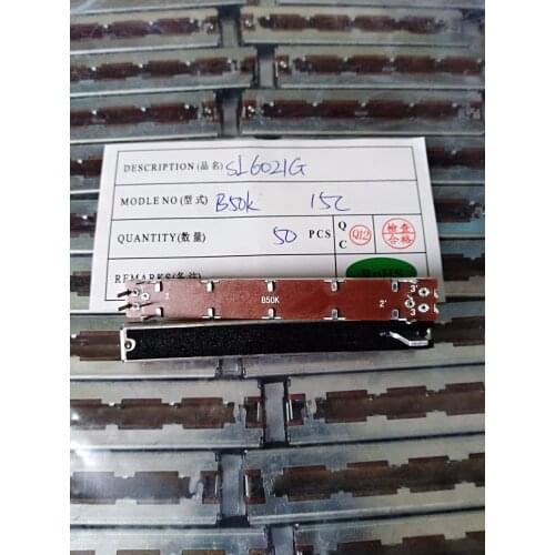 SC6021 B50K B503 75mm 15c slide push-pull potentiometer dimming mixer fader