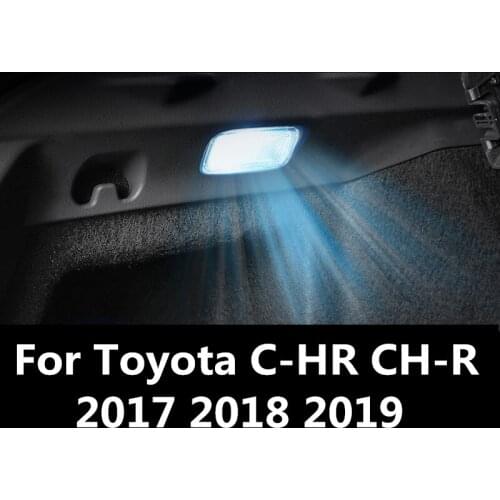 LED car interior trim trunk light lamp high quality bulb Interior decoration Accessories For Toyota C-HR CH-R 2017 2018 2019