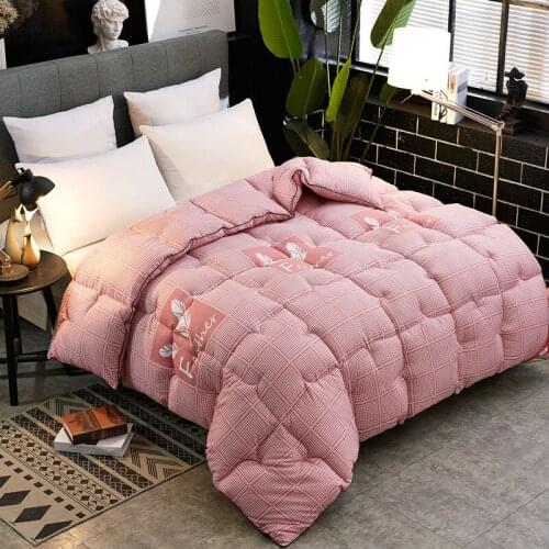 Thick Warm Winter Throw Quilt Soft Breathable Double King Queen Bed Cover Bedding Skin-friendly Comforter Home Hotel Duvets