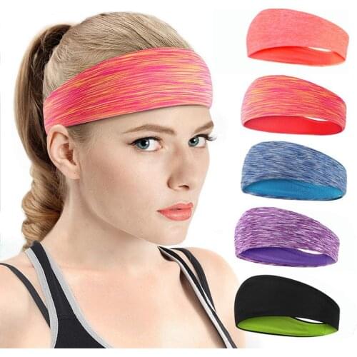 Summer Super Absorbing Sports Yoga Headbands Unisex Hair Bands Elastic Breathable Quick Dry Running Gym Sweatband