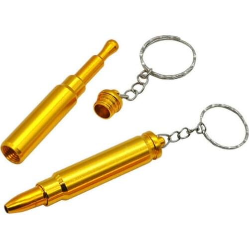 1pcs Convenient Small Pocket Beer Bottle Type Tobacco Pipe Aluminum Novelty Mini Metal Smoking Pipe Secret Beer Bottle Tobacco