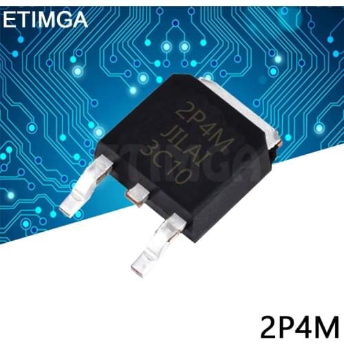 10PCS/LOT 2P4M TO-252 2A 600V One-way SCR Thyristor Transistor SMD SOT-252