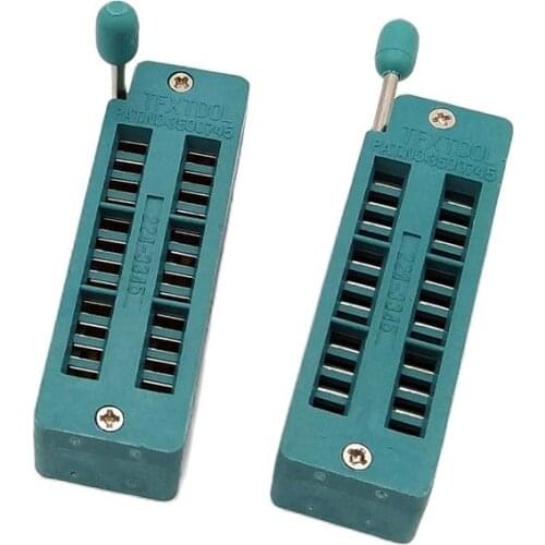 224-3345 24P narrow-body IC activities seat 24pin test socket 24 locking seat 24 pin IC Programming Socket IC socket 10pcs/lot