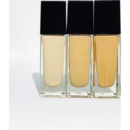 3 Colors Light And Translucent Liquid Foundation Private Label Concealer Cream Natural Primer Makeup Moisturizing Cosmetics