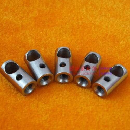 50PCS With screw Chrome chandelier parts assembly line cards line deduction can be fixed wire line and the main line