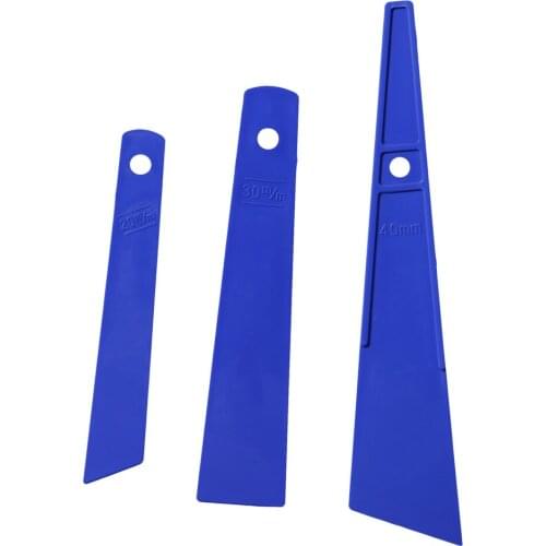 6PCS Leathercraft Gumming Glue Gluing Tool Plastic Crafts Carving Leather DIY Handmade Plastic Gumming Board Smear Glue Tool