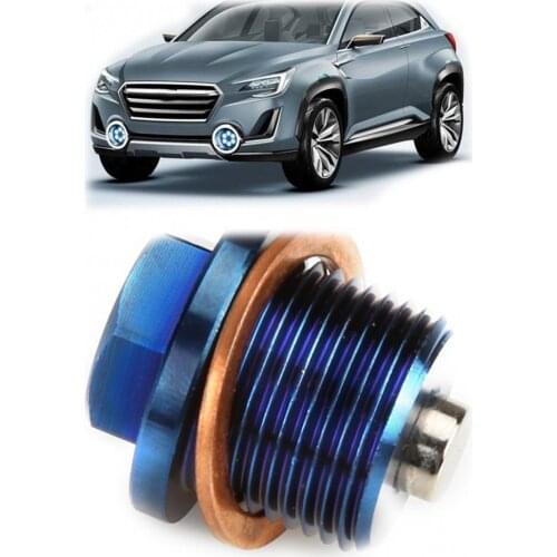 Car Magnetic Engine Oil Drain Bolt Screw Sump Nut M20x1.5 for Subaru before 2009