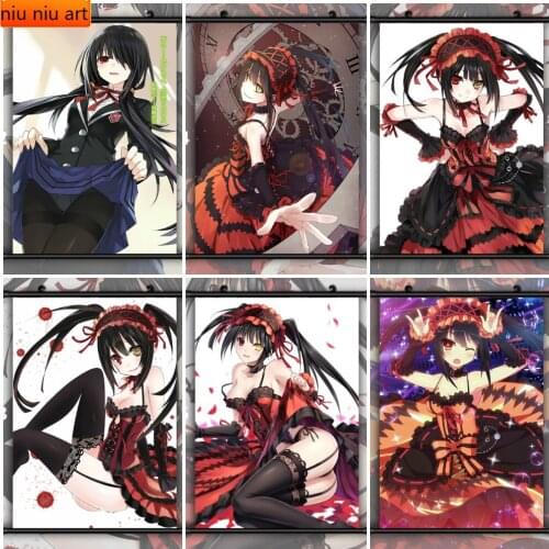 Date A Live Tokazaki Kakusan Anime Diamond Painting Diamond Inlaid Diamond Mosaic Cross Stitch Kits Home Decoration