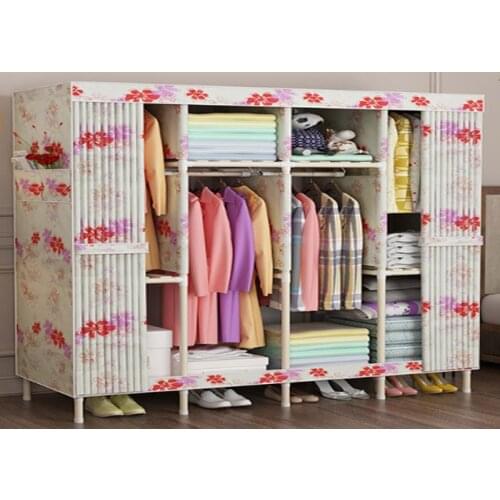 Latest wooden wardrobe length 205cm