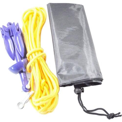 Marine Kayak Anchor with Rope, Folding Anchor Accessories for Fishing Kayaks, Canoe, Small Boats. Grapnel Anchors Kit Accessory
