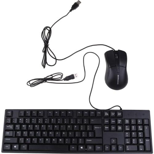 Y5GE Gaming Keyboard and Mouse Combo Multi-color Mechanical Feel Wired Usb for Home