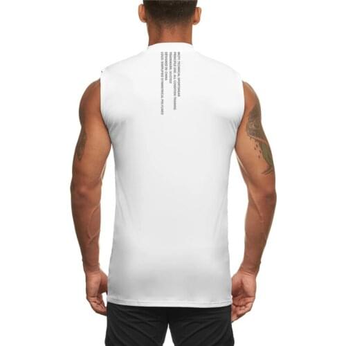 New Mens Sports Mesh Tank Top Workout Gym Fashion Clothing Bodybuilding Fitness Singlets Sleeveless Shirts Casual Slim Fit Vest