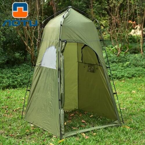 New Outdoor Model Dressing Changing Tent Shower Shade Tents Outdoor Camping Movable Toilet Tent Waterproof Gazebo