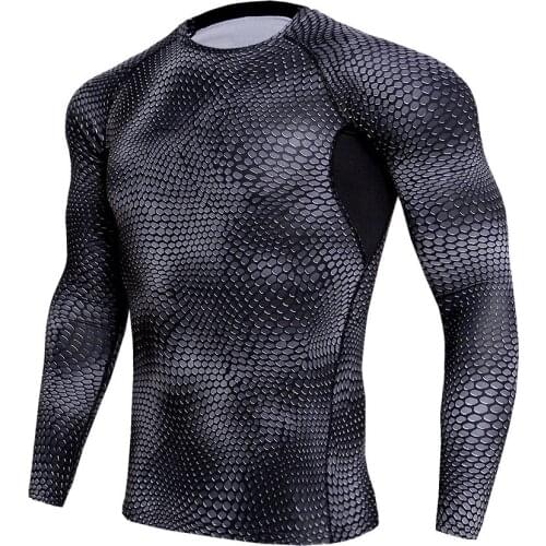 2018 New Quickly Dry Tank ManS T-Shirt Fitness Jerseys Tights Sports Suit Rashgard Man Gym Running Shirt Demix MenS Sportswear