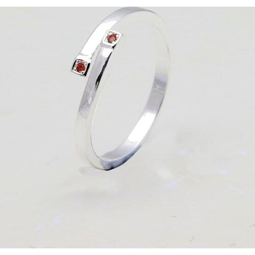 2019 new and hot thin women ring Luxury vintage engagement jewelry for women Bague silver color rings Distribution