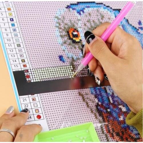 2020 New Diamond Drawing Ruler Dot Drill Tool Magic Tool Diamond Embroidery Mesh Ruler Stitch Sewing Tools Sewing Accessories