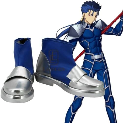 Fate/Stay Night Lancer Cosplay Shoes Cu Chulainn Halloween COS Custom-made