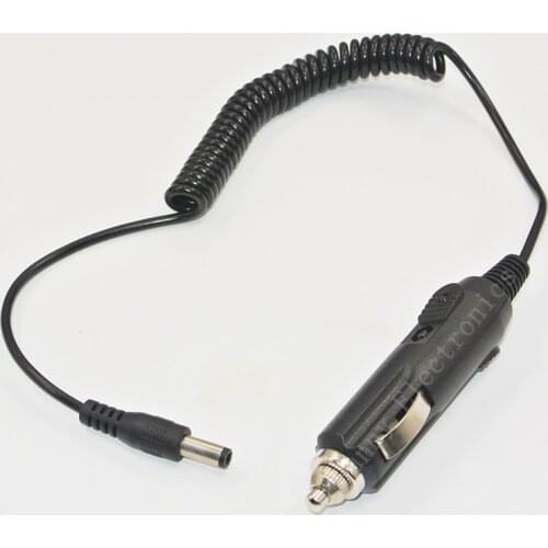 Portable 12V Car Cigarette lighter plug cable with DC 5.5mm*2.5mm male connector for car charger Extension Cable Socket Cord