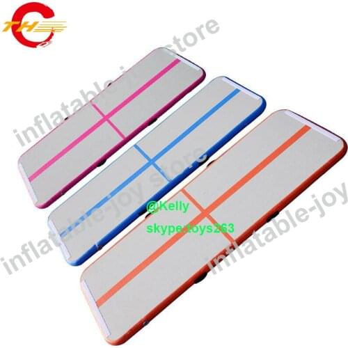 Professional inflatable gym air track for sale, free shipment inflatable gymnastic tumbling track, tumble track air mattress