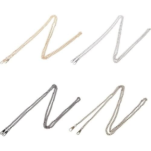 Drop&Wholesale Purse Bag Strap Cross body Replacement DIY Shoulder Handbag Handle Metal Chain APR28